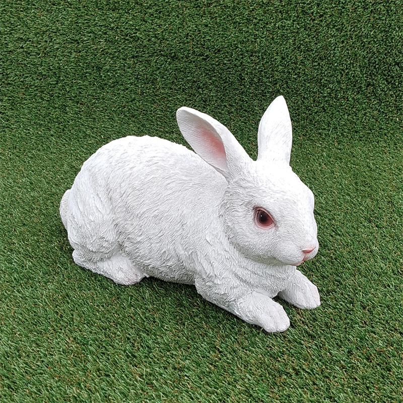 정원인형 흰색 토끼 대 6R14060W 장식 데코공구